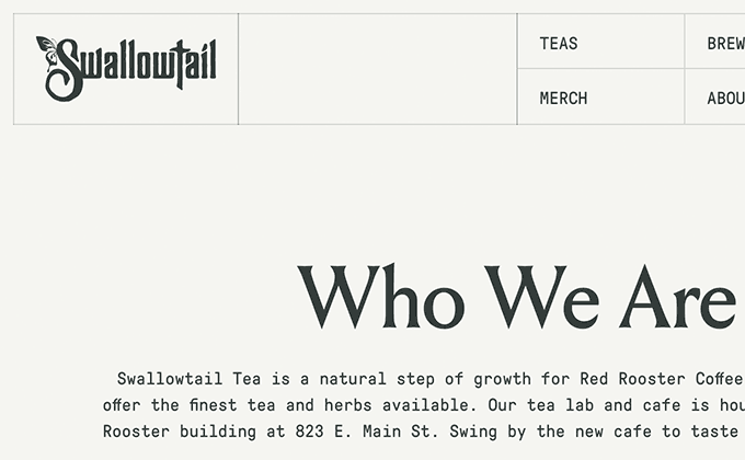 Swallowtail Tea