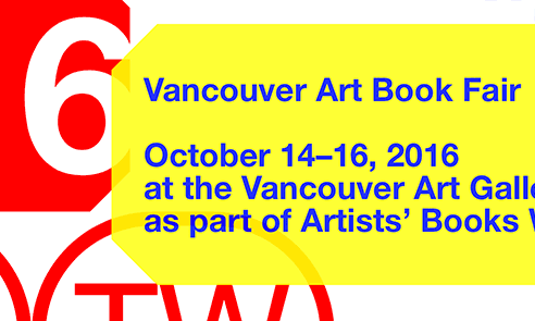 2016 Vancouver Art/Book Fair