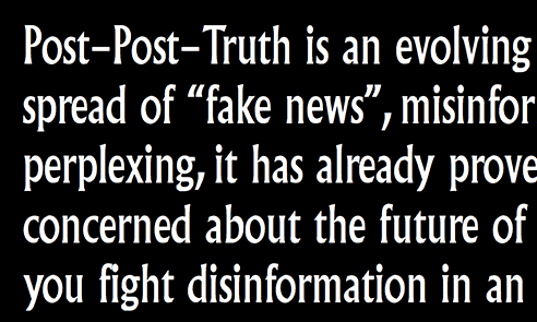 Post-Post-Truth