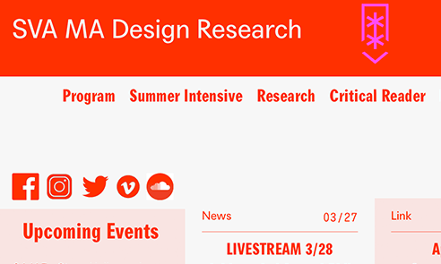 SVA MA Design Research