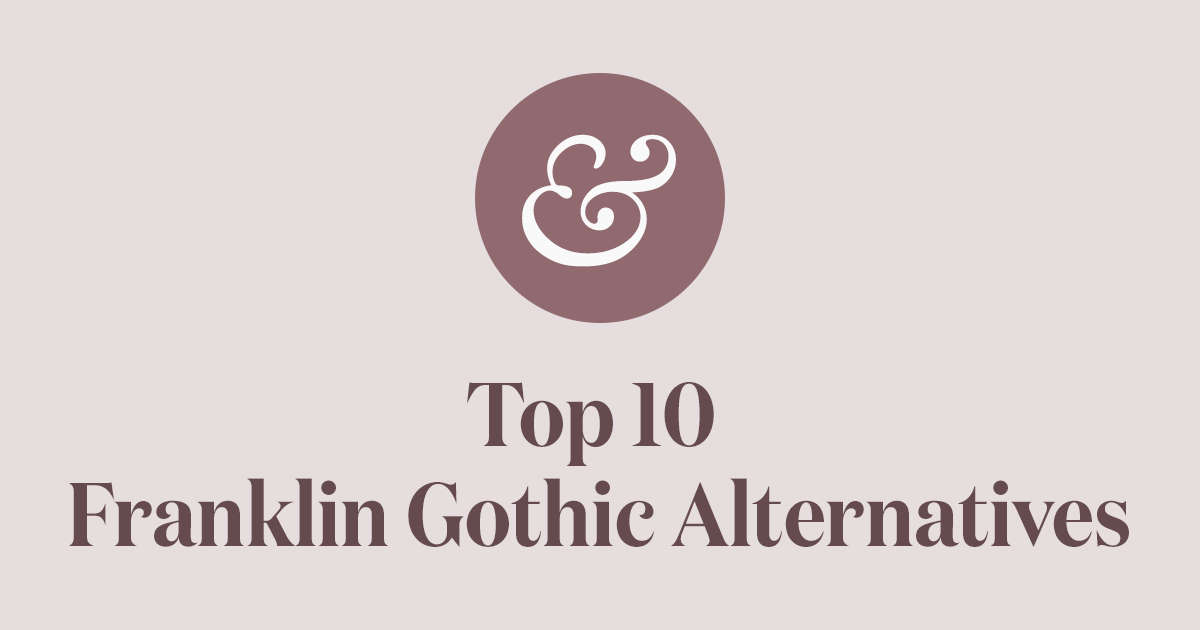 franklin gothic font word
